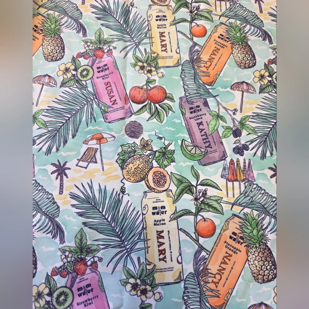 Smith & Quinn Custom Tropical Cocktail Print Shirt Small Resort Beach‎ Palm NWT - Picture 8 of 8